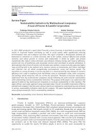 The voting system is a way for customers of procter & gamble (malaysia) sdn. Pdf Sustainability Initiatives By Multinational Companies A Case Of Procter Gamble Corporation