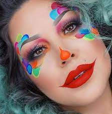 14 Ideas De Payasitas Maquillaje Halloween Ojos Maquillaje De Cara De Halloween Maquillaje De Halloween Bonito