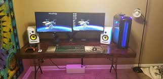 The Ultimate Folding Table Battlestation Folding Table Battlestation Table