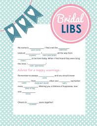 Bridal Libs A Hilarious Addition To Any Bridal Shower Bridal Shower Games Funny Bridal Shower Games Printable Bridal Shower Games