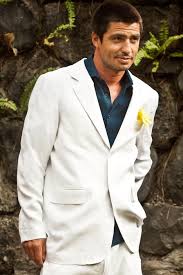 Linen beach wedding men's suits also known as walking suits at least are extremely comfortable to wear in the tropics. Men S Linen White Suit Jacket Beach Wedding Island Importer