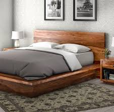 Our cal king sized frame was also damaged in transit leaving multiple broken edges. California Modern Solid Wood King Size Platform Bed Frame 3pc Suite Wood Platform Bed Bedroom Bed Design Platform Bed Designs