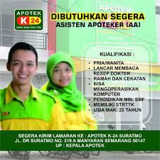 Maybe you would like to learn more about one of these? Gaji Apotek K 24