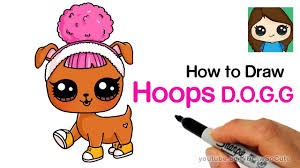 How To Draw Lol Surprise Pets Easy Hoops Dog Youtube
