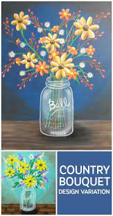 This beautiful indigold watercolor flower i canvas art is printed using the highest quality fade resistant ink on canvas. Country Bouquet Design Variation Flower Painting Fall Canvas Spring Painting