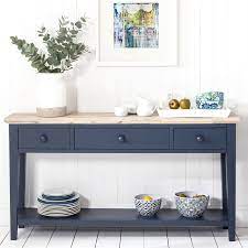 Baxton studio mazarine dark blue console table. Florence Console Table Navy Blue Blue Console Table Blue Kitchen Tables Chalk Paint Dining Table