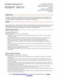 Creative Director Resume Samples Qwikresume