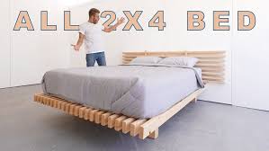 This diy project is a great use for older box springs, and an affordable way to have a brand new bed. How To Build A L Shaped Desk Mid Century Modern Diy Modern Builds