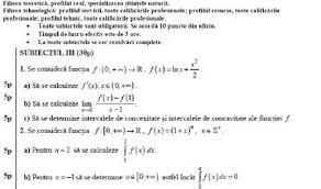 Examenul de bacalaureat 2012 proba e.c). Bacalaureat 2012 Vezi Subiectele La Matematica Si Istorie Publicate Pe Edu Ro Ziarul National