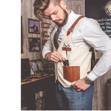 Celemek Penata Rambut Profesional Rompi Potong Rambut Rompi Tukang Cukur Buy Barber Vest Barber Apron Barber Cape Product On Alibaba Com