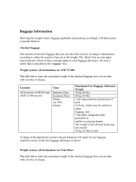 Finden sie flüge von fluglinien und reisebüros. Baggage Information Maswings Aviation Transport