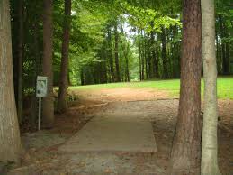 Unique bmx bike track in the western end of the park. Hole 15 Hornets Nest Park Charlotte Nc Disc Golf Courses Disc Golf Scene