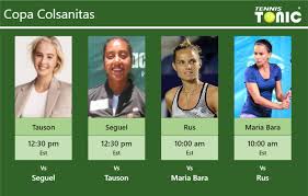 Bara has won nine singles titles and 26 doubles titles on the itf women's circuit. Prediction Preview H2h Tauson Seguel Rus And Maria Bara To Play On Court 2 On Tuesday Copa Colsanitas Tennis Tonic News Predictions H2h Live Scores Stats