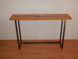 Industrial Minimalist Modern Console Table By Donyacovella Ready Made Narrow Table With Metal L Modern Console Tables Modern Console Modern Minimalist