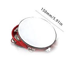 Classically the term tambourine denotes an instrument with a drumhead, though some variants may not have a head. 6 Inch Tambourine Drum Children Musical Instruments Educational Toy Round Percussion Tambourine With Metal Jingles Walmart Canada