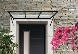 Nouveau Pic Auvent Porte Dentree Style Marquise D Atelier Brun Et Doutte Doors Window En 2020 Auvents Maison Entree De Maison Exterieur Auvent