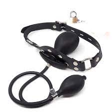 Amazon.com: Leather Bondage Inflatable Strap-on Mouth Gag Masks - Faux  Leather Lockable & Panel Gag Open Mouth Plug Breathable Restraint Head Hood  for Unisex Adults Couples, BDSMLGBT Fetish Hood : Health &
