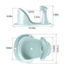 Baby bath tubs & potty training toilets. Amazon Com Blandstrs Baby Bath Chair With Soft Support Infant Activity Seat For Babies And Toddlers Green Baby