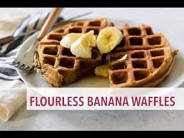 4 Ingredient Banana Waffles Recipe Banana Waffles Easy Banana Waffles Waffles Easy