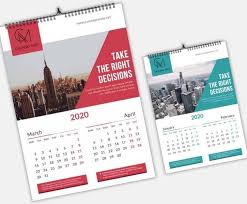 Brick Creative Wall Calendar Design 2020 Psd File Wall Calendar Design Calendar Design Calendar Design Template