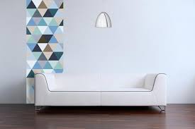 Papier peint intisse trait bleu vert et or leroy merlin. Papier Peint Bleu Et Tapisserie Bleu Izoa