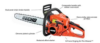Automatic oiler for optimum oiling and longer chain life. Echo Usa Top Or Rear Handle Chainsaws