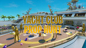 The yacht hide & seek by ajcplays. Yacht Club Prop Hunt Fortnite Creative Map Code Youtube