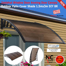 Diy outdoor canopy apk we provide on this page is original, direct fetch from google store. Instahut Window Door Awning Door Canopy Outdoor Patio Cover Shade 1 5mx3m Diy Br Nice N Cheap Variety Store