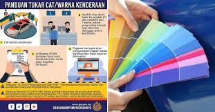 Borang senarai semak salinan geran; Elak Kena Saman Ini Panduan Tukar Warna Cat Kenderaan Jpj