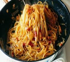 Lidia S Italy Recipes Linguini With Bacon And Onions Lidia S Recipes Lidias Italy Recipes Recipes