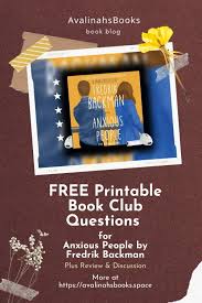 Welcome to the scratch book club ( also known as sbc )! Book Club Questions For Anxious People By Fredrik Backman Review