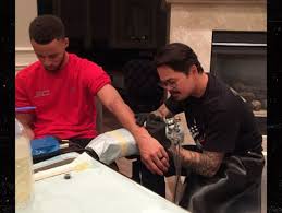 Warriors superstar steph curry has at least four tattoos. Steph Curry And Family Celebrate Championship With Private Tattoo Session