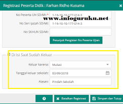 Kubeli bukunya di tukang loak di daerah cipete lalu kubuat daftar pengajaran serta daftar antara murid dan guru. Cara Cetak Surat Pindah Siswa Mutasi Dadodik 2019 Pada Laman Https Data Dikdasmen Kemdikbud Go Id Infoguruku