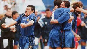 Positivo, escándalo, sanción y me cortaron. Asi Fue El Once De La Seleccion Argentina En El Debut Del Mundial De 1994 Ante Grecia 90min