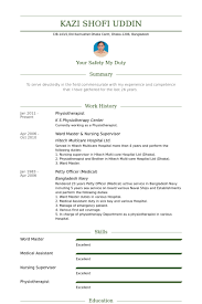 Physiotherapist Resume Example Resume Examples Physiotherapist Resume