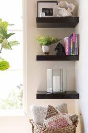 a splash of color in my living room corner wall decor over the sink shelf