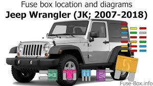 Jeep wrangler jk headlight wiring diagram click on the image to enlarge, and then save it to your computer by right clicking on the image. Fuse Box Location And Diagrams Jeep Wrangler Jk 2007 2018 Youtube