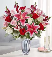 1800 flowers delivered by local florist. Radiant Devotion Bouquet Valentine Flower Arrangements Valentine S Day Flower Arrangements Flower Delivery