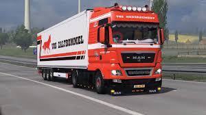 Ets2 1 37 Euro Truck Simulator 2 Man Tgx Vos Nederhemert Promods Trucks Truck Games Man