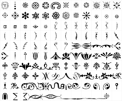 Itc Bodoni Ornaments Std Pi Font Fonthaus Fonts For Mac Typographic Ornaments