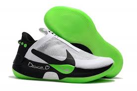 Black And Green Basketball Shoes Shop Men S Nike Adapt Bb White Black Green Basketball Shoes In Dropshipping Com The Effort To Refine Fi In 2020 Green Basketball Shoes Bb Shoes Black Basketball Shoes