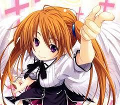 Hd Wallpaper Anime High School Dxd Long Hair Orange Hair Purple Eyes Wallpaper Flare anime high school dxd long hair