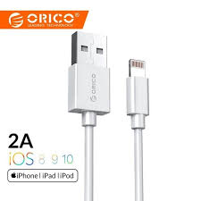 Orico Premium Usb Cable Lighting Cable Fast Charging Data Sync Mobile Phone Cable For Iphone 6 7 Puls Iphone 8 Plus X 1m W Phone Cables Usb Cable Iphone 8 Plus