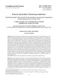 Lembaga pemasaran pertanian persekutuan (federal agricultural marketing authority atau fama) merupakan sebuah agensi pemasaran di bawah kementerian pertanian dan industri makanan. Pdf Federal Agriculture Marketing Authority The Relationship Of Persionality Traits And Enterepreneurial Commitment Among Agropreneurs In Pasar Tani L Organisme De Commercialisation Federal D Agriculture Les Relations Des Traits De Personnalite Et