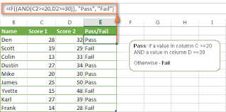 Excel If Statement With Multiple And Or Conditions Nested