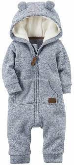 Sherpa Lined Zip Up Coverall Blue And Grey Baby Boy Clothes Winter Boy Outfits Ad Https P Baby Boy Winter Outfits Winter Baby Clothes Boy Outfits