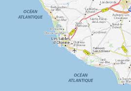 Bienvenue sur la page officielle de votre. Carte Michelin Les Sables D Olonne Plan Les Sables D Olonne Viamichelin