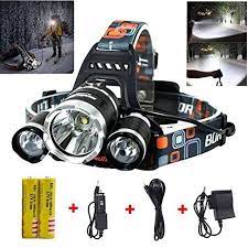 Best Led Headlamp Flashlight 10000 Lumen Improved Led With Rechargeable 18650 Battery Bright Head Lights Waterproof Hard Ha Led Headlamp Flashlight Headlamp