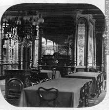 More Of The Passenger Dining Saloon And A Light Well Passenger Ship Quebec City Steamship