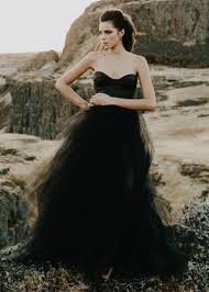 Gorgeous Black Gown From Elizabeth Dye Wedding Dresses Taffeta Black Wedding Dresses 2016 Wedding Dresses